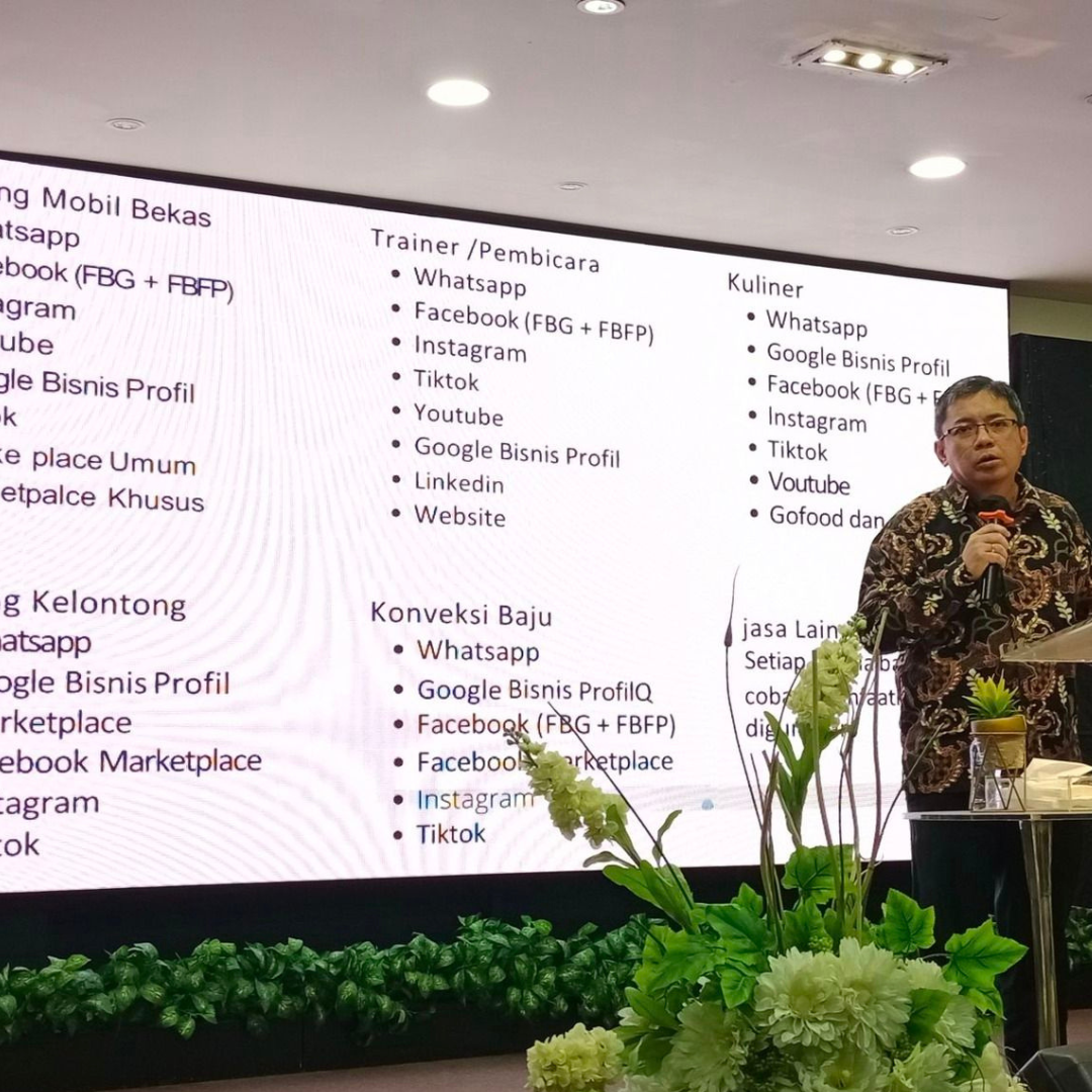 Pembicara Internet Marketing Untuk Bidang Usaha Jual Mobil Bekas